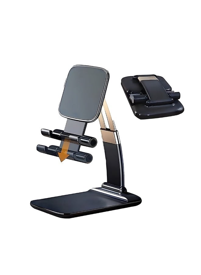 ستاند موبايل وتابلت قابل للتعديل بزاوية متعددة – حامل مكتب ثابت للموبايل والآيباد – تصميم قابل للطي وخامة متينة - Image 2